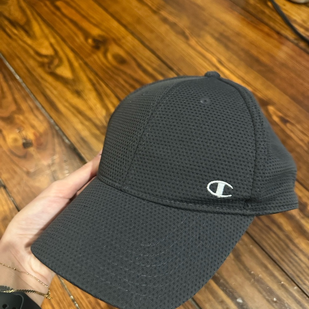 Champion Black Mesh Sport Cap